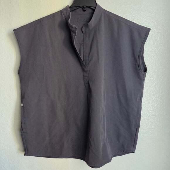 Figs Rafaela Oversized Scrub Top Dark Grey L - Picture 1 of 10